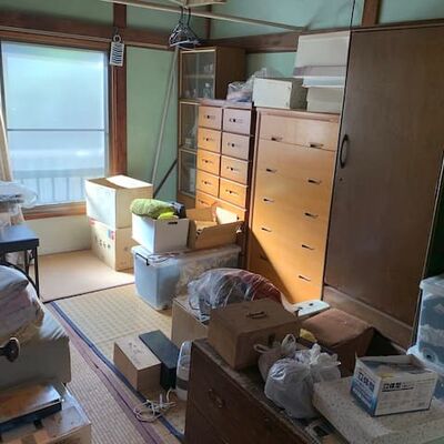 目黒区　不用品回収　作業前