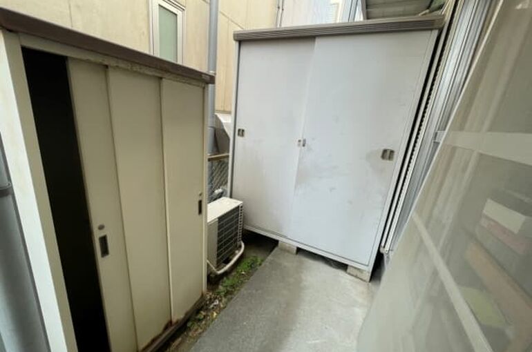 倉庫内の遺品整理
