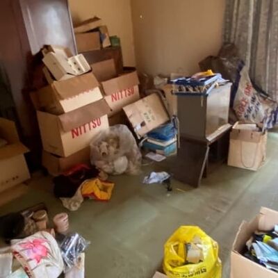 2DKアパートの不用品回収