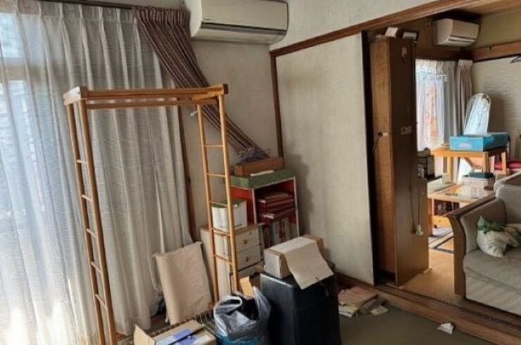 【8K一軒家のお片付け事例】藤沢市の戸建てをお片付け！ピアノやエアコンの撤去・草刈りも行いました