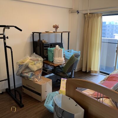 横浜市マンション　片付け前