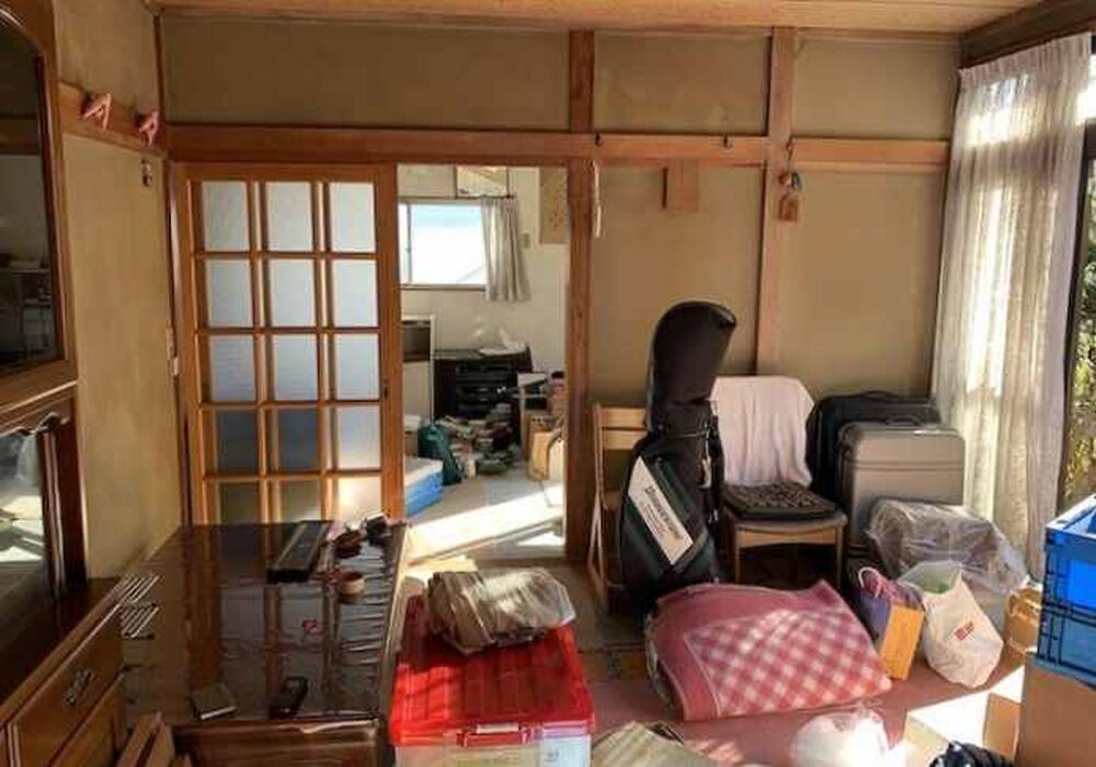 遺品整理　物置
