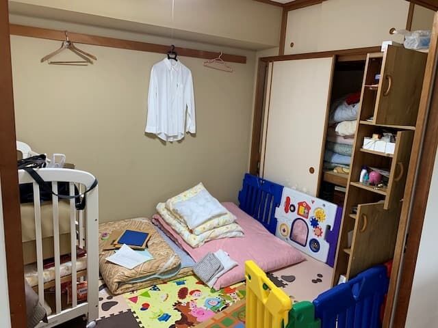 和室　作業前