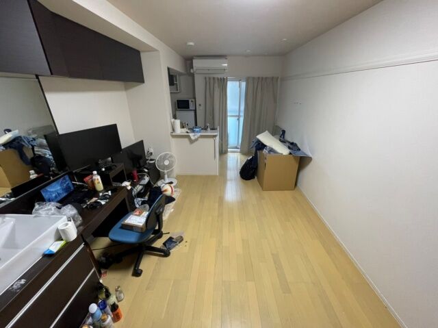 居室　不用品回収後