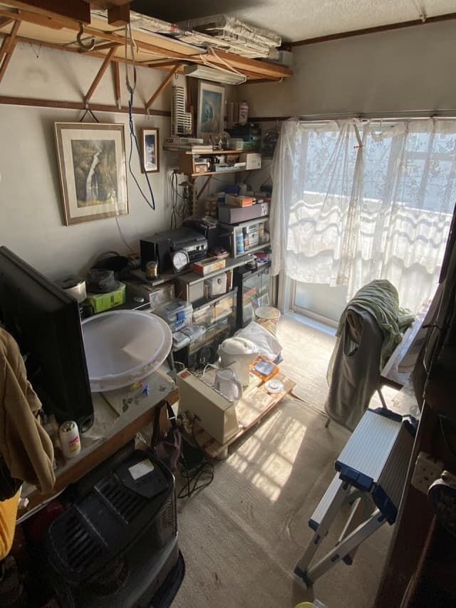 横浜市の3K団地不用品回収 居室作業前