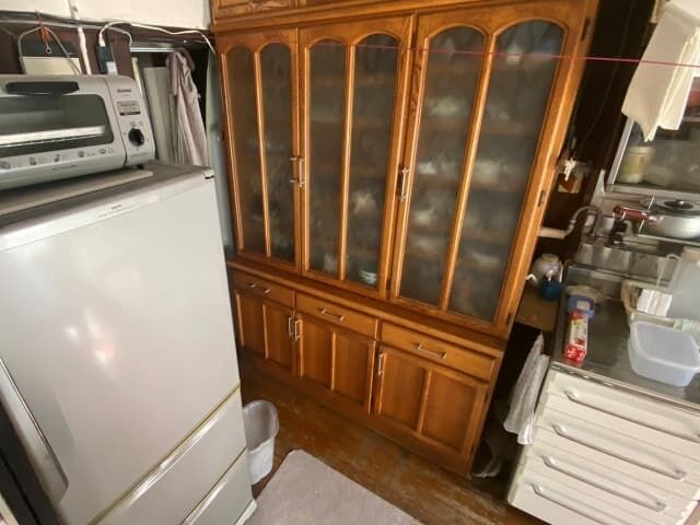 横浜市の3K団地不用品回収 キッチン作業前