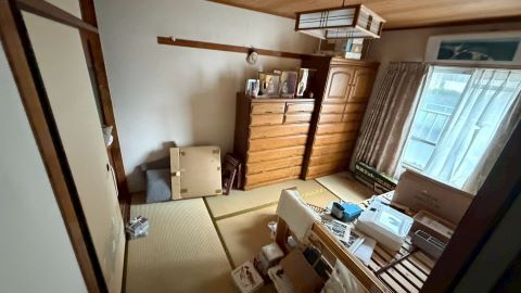 神奈川県平塚市3DK団地の室内お片付け前