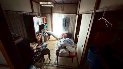 神奈川県平塚市5DK一軒家の和室お片付け前