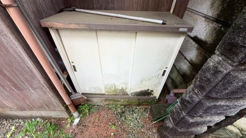 神奈川県平塚市5DK一軒家の物置お片付け前