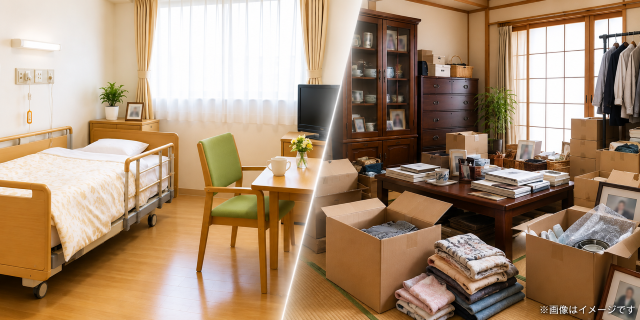 老人ホームの遺品整理と自宅の遺品整理の違い