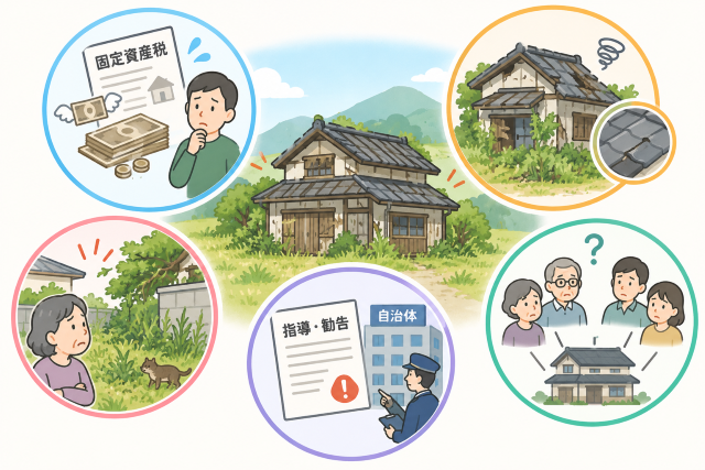 田舎の実家を処分せず放置するリスク