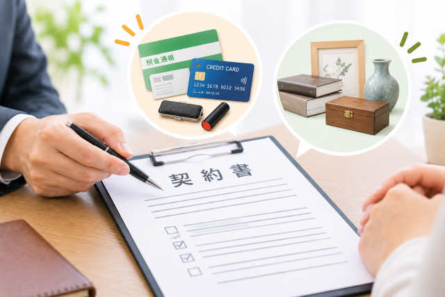 遺品整理の契約書は料金・作業範囲を確認！見積書との違いやトラブルを