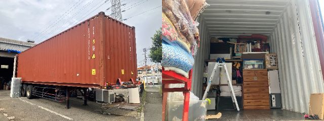 藤沢市からフィリピンへ送るコンテナ