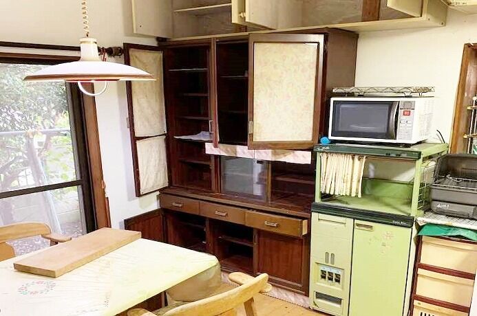 遺品整理 大磯 キッチン 作業前