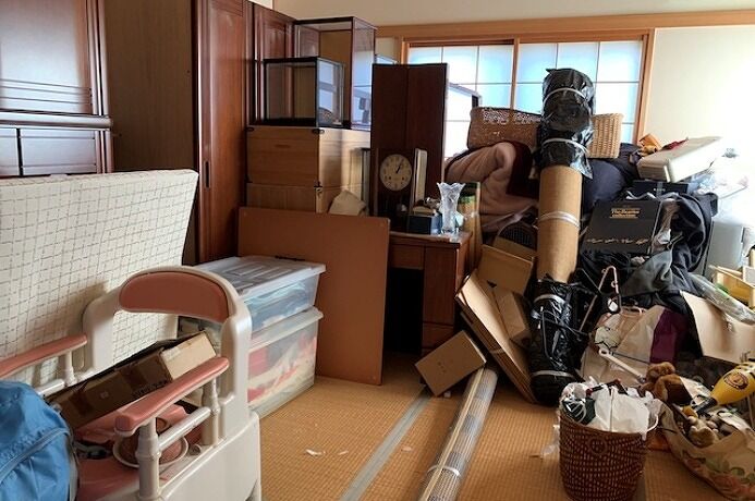 和室 一時間作業後