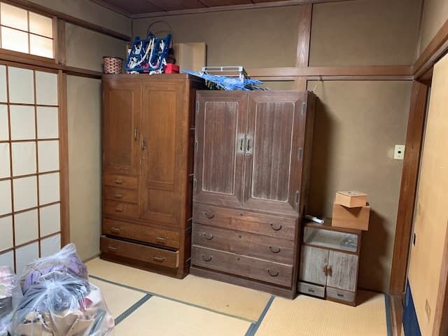 居室　作業前