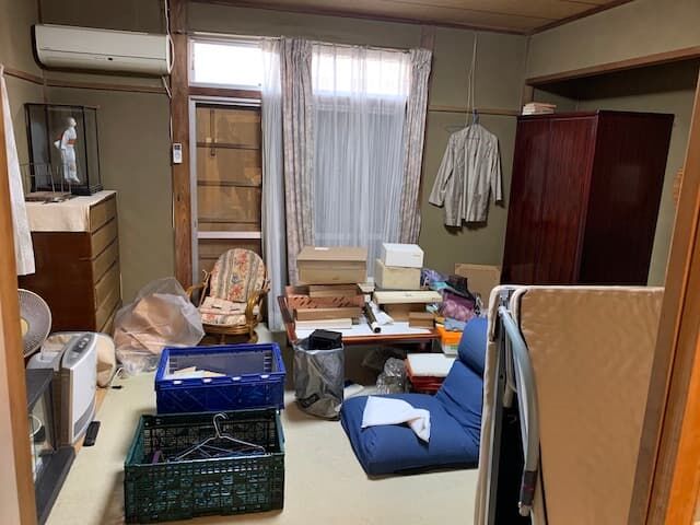 居室　作業前
