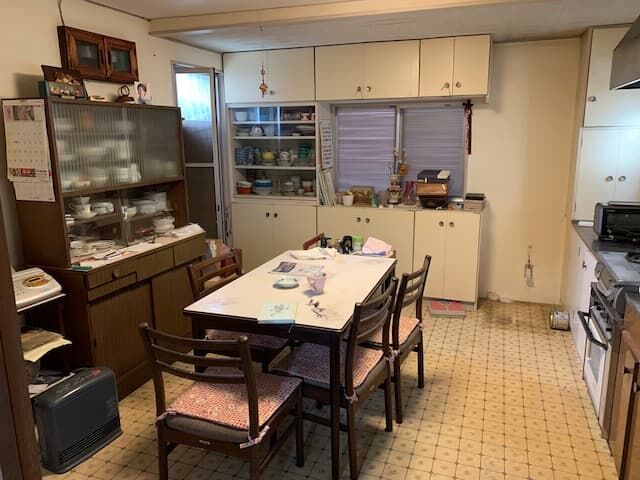 キッチン　作業前