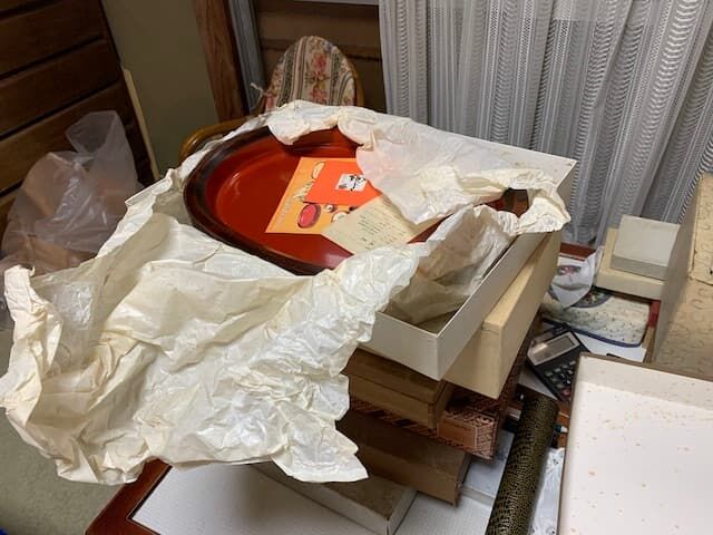 漆器、箱入り贈答品